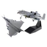 2x 1/72 Dassault Rafale Plane Fighter & 1/100 A-10 Attack Diecast Aircraft