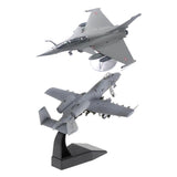 2x 1/72 Dassault Rafale Plane Fighter & 1/100 A-10 Attack Diecast Aircraft