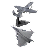 2x 1/72 Dassault Rafale Plane Fighter & 1/100 A-10 Attack Diecast Aircraft