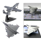 2x 1/72 Dassault Rafale Plane Fighter & 1/100 A-10 Attack Diecast Aircraft