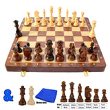 45x45cm Standard Game Classic Wooden Chess Set Foldable Board Gift