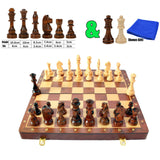 45x45cm Standard Game Classic Wooden Chess Set Foldable Board Gift