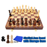 45x45cm Standard Game Classic Wooden Chess Set Foldable Board Gift