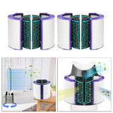 2Set Glass HEPA Filter & Activated Carbon Filter for Dyson HP04 HP05