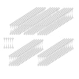 1000Pieces Plastic Novelty Anti-Slice Golf Tees Chair Tees Divot Tools White