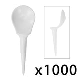 1000Pieces Plastic Novelty Anti-Slice Golf Tees Chair Tees Divot Tools White