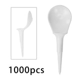 1000Pieces Plastic Novelty Anti-Slice Golf Tees Chair Tees Divot Tools White