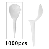 1000Pieces Plastic Novelty Anti-Slice Golf Tees Chair Tees Divot Tools White