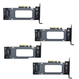 4pcs PCI-E 3.0 4X to U.2 SFF-8639 Expansion Card Adapter for Desktop PC
