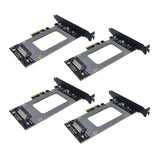 4pcs PCI-E 3.0 4X to U.2 SFF-8639 Expansion Card Adapter for Desktop PC