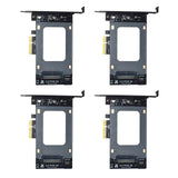 4pcs PCI-E 3.0 4X to U.2 SFF-8639 Expansion Card Adapter for Desktop PC