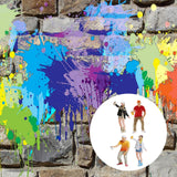 Maxbell Set of 4 HO Scale Hand Painted Graffiti Resin People Doll Train Layout