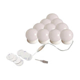 7x10Pcs  LED Vanity Dimmable Mirror Lamp Lights Bulbs Kit adhesive