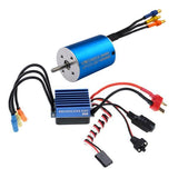 2x2838 Sensorless Brushless Motor+35A Brushless ESC for 1/14 1/16 1/18 RC Car