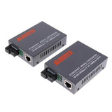 3x100/1000M Gigbit Ethernet to Fiber optic Media Converters SC Singlemode 25KM