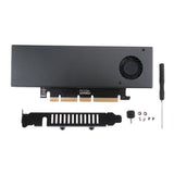 5xM.2 Expansion NVMe NGFF Turn PCIE3.0 Cooling Fan SSD Adapter Dual Interface