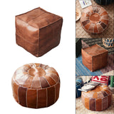 Maxbell 2x Boho Moroccan Pouf Cover Footstool Storage Ottoman Room Living Room