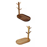 Maxbell 2x Wood Mug Rack Holder Tree Coffee Cup Storage Stand