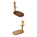 Maxbell 2x Wood Mug Rack Holder Tree Coffee Cup Storage Stand