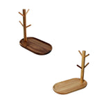 Maxbell 2x Wood Mug Rack Holder Tree Coffee Cup Storage Stand