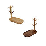 Maxbell 2x Wood Mug Rack Holder Tree Coffee Cup Storage Stand