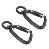 10x2Pieces Lightweight Heavy Duty Self Lock Carabiner Auto Lock Hook Hiking