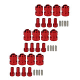 Maxbell 12x Brass Extended Hex Wheel Hubs Combiner for Scx24 Axi00002 Trucks