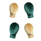 4pcs Mannequin Manikin Head Model Wigs Glasses Hats Display Stand