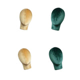 4pcs Mannequin Manikin Head Model Wigs Glasses Hats Display Stand