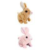 Maxbell 2x Flurfy Rabbit Toy Simulation Display Plush for Bedtime Girls Boys