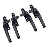 Maxbell 2Pair Window Handles Left/ Hand Zinc Alloy Window Hardware Door Handle Black