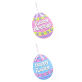 Maxbell 2x Door Hanging Wall Crafts Easter Decoration for Farmhouse Party