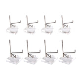 Maxbell 8x Durable Acrylic Display Stand Holder Suport for Minerals Geode Crystal