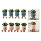 Maxbell 8 PCS Cute Lifelike Plush Green Potted Plants Plant Stuffed Toy Decors