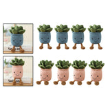 Maxbell 8 PCS Cute Lifelike Plush Green Potted Plants Plant Stuffed Toy Decors