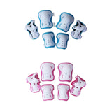 Maxbell 2/Set Luminous Kid Skating Safety Protective Gear Knee Elbow Wrist Pad