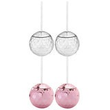 Maxbell 8 Pieces Disco Ball Cup Cocktail Cup Tea Bottle for Bar Wine Glass