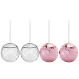 Maxbell 8 Pieces Disco Ball Cup Cocktail Cup Tea Bottle for Bar Wine Glass