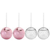 Maxbell 8 Pieces Disco Ball Cup Cocktail Cup Tea Bottle for Bar Wine Glass