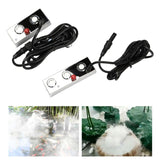 2x Mist Maker Humidifier Water Fountain Landscape Pond Fog Machines