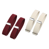 Maxbell 4 Pieces Fashion Mens Shirt Sleeve Holder Elasticated Armbands