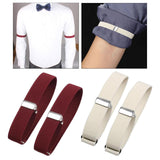 Maxbell 4 Pieces Fashion Mens Shirt Sleeve Holder Elasticated Armbands