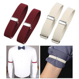 Maxbell 4 Pieces Fashion Mens Shirt Sleeve Holder Elasticated Armbands