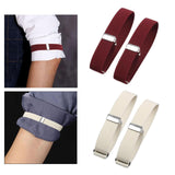 Maxbell 4 Pieces Fashion Mens Shirt Sleeve Holder Elasticated Armbands