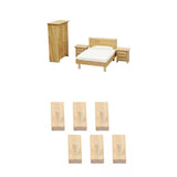 Maxbell Doll House Wood Bedroom Furniture 1:12 Dollhouse