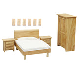 Maxbell Doll House Wood Bedroom Furniture 1:12 Dollhouse