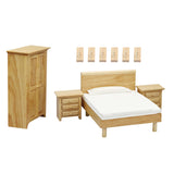 Maxbell Doll House Wood Bedroom Furniture 1:12 Dollhouse