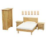 Maxbell Doll House Wood Bedroom Furniture 1:12 Dollhouse