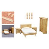 Maxbell Doll House Wood Bedroom Furniture 1:12 Dollhouse