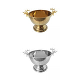 2Pcs Ice Bucket Deer Head Handles Sturdy Pedestal for Club Picnic Party